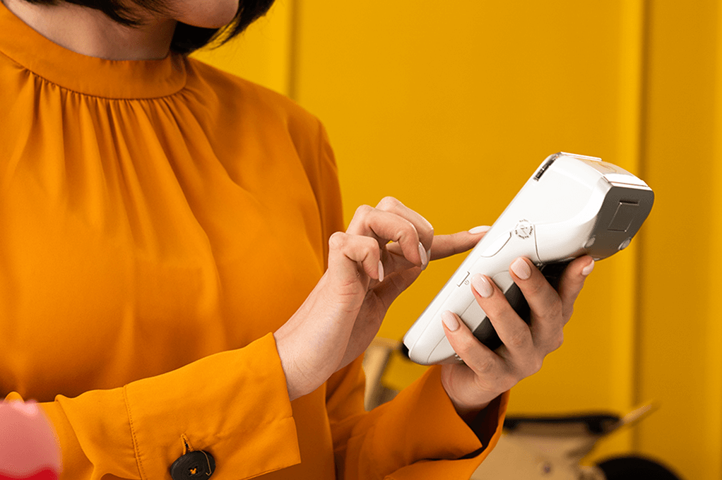 POS terminalas su mokėjimo programa